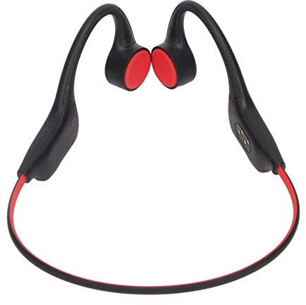 X6 Knochenleitungs-Stereokopfhörer, IP68-Schweißfester Open-Ear-Kopfhörer mit Mikrofon und 16 G Internem Speicher, Bluetooth 5.3, 180-mAh, Zum Laufen Fahren