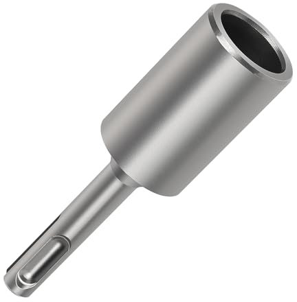 CPROSP Cincel para Colocación de Picas de Toma a Tierra SDS PLUS Ø Interior 20,5mm x Ø Exterior 28mm x 100mm Longitud