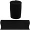 AERZETIX - C67409 - Gummiband flach gewebt 1 m - breite 60 mm - Farbe schwarz - aus Polyester und Latex - konfektion, kurzwaren, nähen, Bekleidung, Stoffe, gürtel, Hosen, Rocke