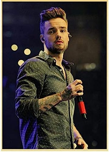 Poster Liam Payne Singer Poster Poster Foto Porträt Bilder Leinwand Malerei Poster Und Drucke Wand Kunst Home Decor 50X70Cm Kein Rahmen