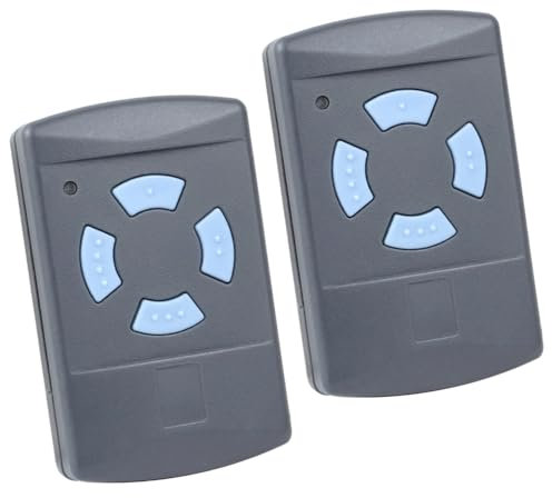 SdreMelo Telecommande Garage Hor-HSM4 868 MHz Telecommande Porte Garage Hormann avec Telecommande Hormann 868 MHz HSM2 HSM4 HS1 HS2 HS4 HSZ1 HSZ2 HSP4 HSD2-2Pcs