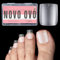 NOVO OVO Longs bouts d'ongles carrés à presser, couverture complète, kit d'ongles transparents extra larges, ongles doubles préformés mats, 15 tailles, 360 pièces jusqu'à 12 pédicures