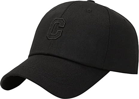Trucker Cap Herren Oliv Unisex-Baseballmütze, verstellbare Größe für Lauftraining und Outdoor-Aktivitäten zu jeder Jahreszeit für Damen und Herren Baseball Cap Blau Buchstabe (C, One Size)