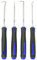 AORHOFJ 4 pièces Tournevis Coudé Jeu de Crochets Outil à dégarnir l’Habillage de Porte Habillage Porte Extracteur Joint Injecteur,Tournevis coudé,Tournevis Courbe