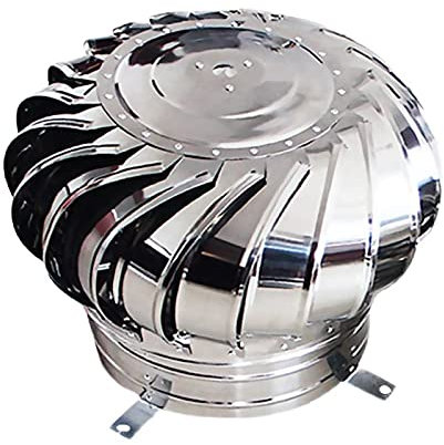 VSKXFDDB 304 Stainless Steel Rotating Chimney Cowl Cap, Turbine Ventilator, Rotating Cap, Roof Ventilator,Prevents rain from Entering The Flue and Keeps The Fireplace Dry,Strong and Durable