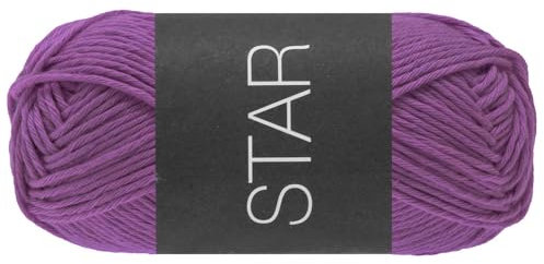 LANA GROSSA Star | Topflappen-Baumwolle | Handstrickgarn aus 100% Baumwolle | 50g Wolle zum Stricken & Häkeln | 90m Garn FB119