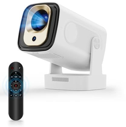 Magcubic HY310 Proiettore 4K, Mini Proiettore Portatile con WiFi 6 e Bluetooth 5.4, Ruotabile 180°, Messa a fuoco automatica Video proiettore da soffitto hd, vocale remoto Air Mouse 2025 Aggiornato