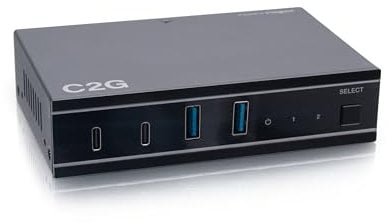 C2G 2x4 USB-C Switch With 2 USB-C Inputs To 2 USB-C And 2 USB-A Device Ports - USB 3.2 GEN 1 (5GBPS)