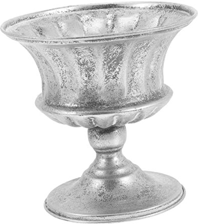 SEWOART Vintage Eisenpflanzentopf Für Sukkulenten Retro Blumenübertopf Im Landhausstil Dekorative Gartenvase Antiker Für Wohnzimmer Und Garten Deko