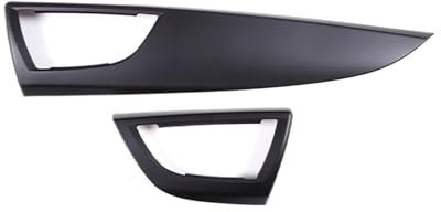 NVDERTA Kompatibel mit ABS-Kohlefaser-Auto-Armaturenbrett, Seitenluftauslassverkleidung, kompatibel mit BMW 1er-/2er-Serie, F20, F21, F22, F23, 2012–2017, Innenzubehör (mattschwarz)