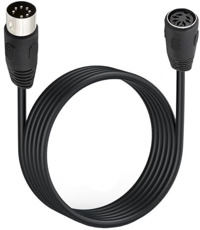 HTGuoji 7-Pin DIN-Kabel, 7-Pin Din männlich zu weiblich professionelles Premium-Audiokabel für Bang & Olufsen, Naim, Quad Stereo-Systeme (3 Meter)