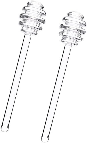 Honiglöffel, 15,2 cm, transparent, 2 Stück