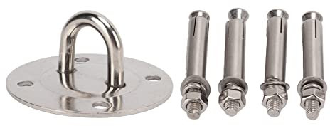 Edelstahl Decke Hanging Kit Schwerlastanker -Federung Hakenhalter für Yoga Hängematte Schwung Hanging Stuhl Schlafzimmer Yard Fitnessstudio