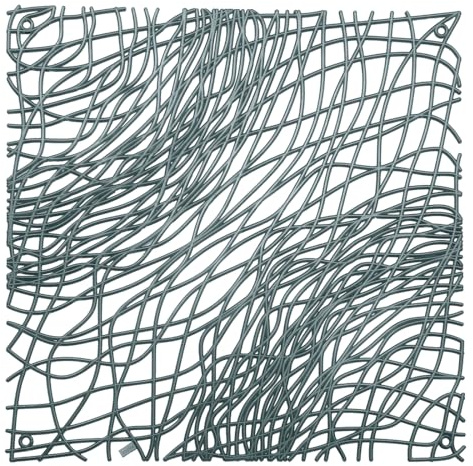 Koziol Silk Raumteiler Deko-Element, 4er-Set inkl. Haken | Fensterdekoration, Sichtschutz, modular erweiterbar, leicht, stabil, pflegeleicht, Made in Germany
