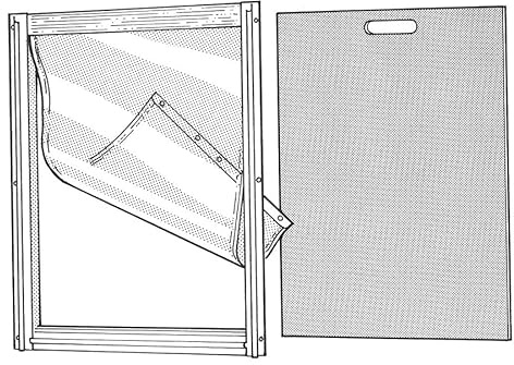 15 x 20 Pet Door for Chicken Coops, Dog Kennels and Other Outdoor Structures, 1 per Box