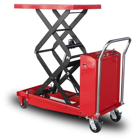 Carrello idraulico della Tabella dell'ascensore di 1100 Ibs, Tabella di sollevamento elettrica dei semi di forbice, carretto della Tabella di sollevamento fornito di batteria 12v 70ah adatto a