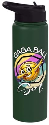 Gaga Ball Girl Playing Gaga Ball Stainless Steel Insulated Water Bottle