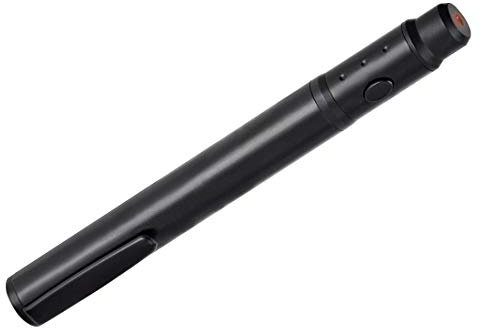 Hama Laserpointer LP18 (Presenter, edles Metallgehäuse, roter Laser, Reichweite bis 50m) schwarz