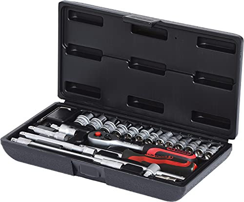 KS Tools 911.0625 Coffret de douilles F6 1/4'' CHROMEmat 25 pièces