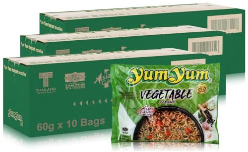 Carton 30 Soupes Nouilles Yum Yum Légumes 60g