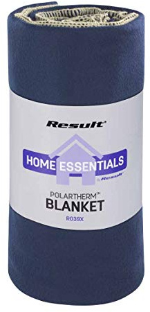 Result Re39a Polartherm Fleece Blanket, Unisex, RE39A, Blue, n/a