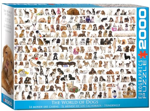 Eurographics Puzzle 2000 Pc - The World of Dogs NEW (EG82200581)