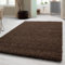 Carpetsale24 Shaggy Hochflor Teppich, 200x290 cm, Braun, weich, flauschig, modern, einfarbig, Für große Wohnzimmer oder Esszimmer, für Wohnzimmer Schlafzimmer Flur