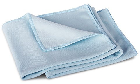 2 Pack of 70cm x 76cm Extra Large Lint Free Microfibre Window Glass Cleaning Polish Cloths - by The Chemical Hut