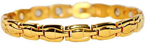 Exklusives elegantes Positive Energie Magnetarmband Zenturio Energetix 4you 80097 massiv 24k vergoldet Größe XS bis XXL