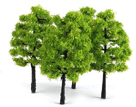JBNS 20 Stück Modell Bäume Mixed Modellbaum Zug Bäume Eisenbahn-Landschaft Diorama Baum Architektur Bäume Für DIY Landschaft-Landschaft