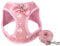 Katzengeschirr Und Leine Set Für Spaziergänge,Ausbruchsicher Geschirr Katzen Welpengeschirr Weste Hundeweste Harness,Verstellbare Weiche Kätzchenweste Für Kleine Mittelgroße Hunde Und Katzen,Rosa,M