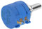 2w Multi Turn Potentiometer, 5K Ohm Linear Taper Drehpotentiometer, Carbon Film Potentiometer mit Montagescheibe und Mutter Potentiometer