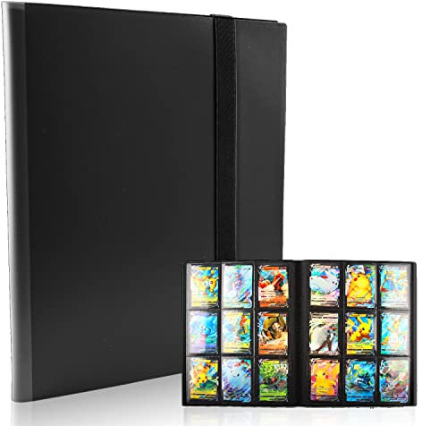 Karten Album, Karten Hefte, Karten Ordner, 9 Pocket Sammelalbum, Karten Sammelalbum Groß, Sammelmappe Karten, Sammelkarten Album, Sammelkartenalbum Kartenalbum, Bietet Platz für Bis zu 360 Karten