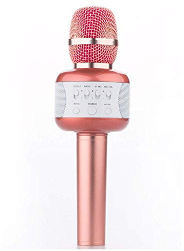 Samnuerly Micrófono de Karaoke inalámbrico Altavoz, 106 Teléfono móvil Karaoke Micrófono inalámbrico Micrófono de Mano Cante en Cualquier Momento, micrófonos de Condensador