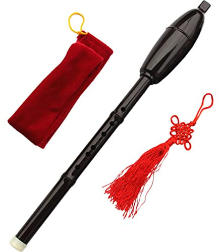 MILISTEN 1 Satz Bauflöte Bawu-instrument Pädagogisches Instrument Nationale Bawu Nationale Flöte Dizi Chinesische Instrumente Anfänger Bawu Bawu-flöte Student Flanell Musik Harzkleber