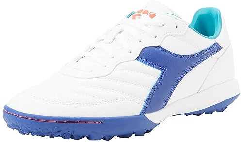 Diadora Herren Brasil 2 R Tfr Futsal-Schuh, White Navy, 44 EU