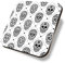 1 sous-verre carré – Motif tête de mort en sucre Jour des morts Dos en liège MDF brillant Accessoire pour thé café #170882