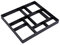Ejoyous Concrete Moulds, Formwork Shape Concrete Tile Mold DIY Garden Concrete Paving Mold, Concrete Moulds Paving for Pavement Walkways Outdoor Improvements