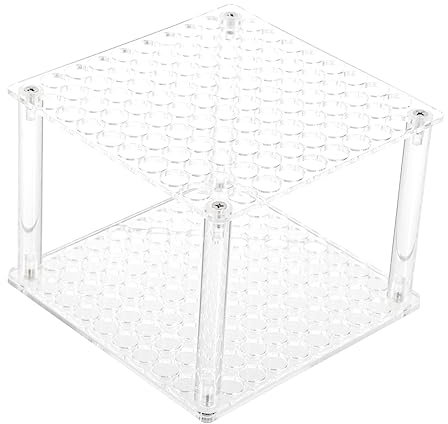 Operitacx Stifthalter Aufbewahrungsregal Für Stifte Aus Acryl Präsentationsständer Für Pinsel Bleistift-display-regal Buntstifte Klares Acrylpinseletui Bleistift-organizer Lipgloss Maniküre