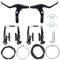 LncBoc Fahrrad Bremse V Brake Set, Vordere und Hintere MTB Bremse, innere und äußere Bremsseile und Bremshebel Kit Für Die Meisten Fahrrad, MTB, BMX