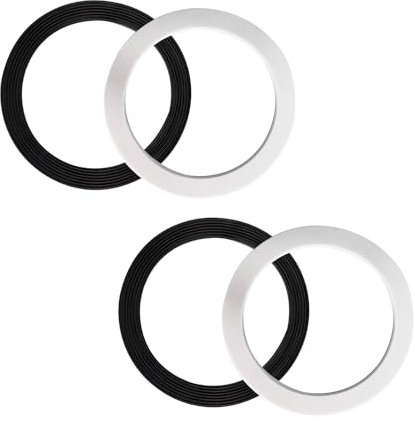 Qrity 4 Piezas Junta de Sellado de Anillo Juntas Tóricas para Fregadero, para Qrity 110mm Residuos Cesta Colador (ASIN # B06XBSS8QJ & B0725M4MY4 & B07DPPGWBQ)