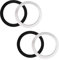 Qrity 4 Piezas Junta de Sellado de Anillo Juntas Tóricas para Fregadero, para Qrity 110mm Residuos Cesta Colador (ASIN # B06XBSS8QJ & B0725M4MY4 & B07DPPGWBQ)