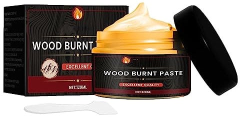 Manolyee Holzbrennpaste - 120/240/360ml Brennpaste Gel | Wood Burnt Paste Holzbrennpaste Verbrennungsgel Einfach Aufzutragende Brennpaste | Multifunktionales Brandmalerei Zubehör Für Papier,