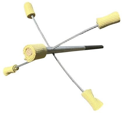 ImpulsPoland Fire Dragon Staff Stab für Tänzer, Jongleure, Performer, Stab (160 cm)