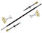 ImpulsPoland Fire Dragon Staff Stab für Tänzer, Jongleure, Performer, Stab (160 cm)