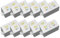 rhinocables RJ45 Cat 5 Gigabit Inline Punchdown Krone Coupler Joiner for Cat5e Ethernet Cables (10, White)