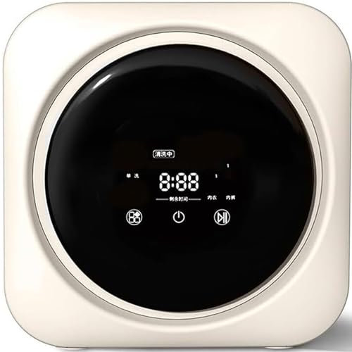 ylpddmm Compact Dryer,Portable Clothes Dryers,with 4 Function Small Dryer Machine, Compact Dryer for Standard Wall Outlet,Portable Dryers for Laundry,Portable Washer Dryer Combo