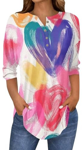 Pink Going Out Top Valentine's Day Shirt Women Work Blouses for Women Lightweight Button Down Shirt Women Long Sleeve Shirts for Women Dressy Brown Shirt Women Satin Shirt