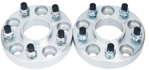 Spurverbreiterung Aluminium (2 Teile/los) 5x130-84,1 M14X1,5 Aluminium 6061 T6 Hub Centric Vorne/Hinten Auto Rad Spacer Spurverbreiterung Spurplatten(2pcs 25mm thick)