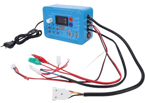 Tonysa Wechselrichter-Kühlschranktester mit 18-poligem Anschluss und Prüfbox, Ventilerkennungs-Magnetventil-Reparaturwerkzeug für die Prüfung und Reparatur Motorisierter 6-poliger und (EU-Stecker)